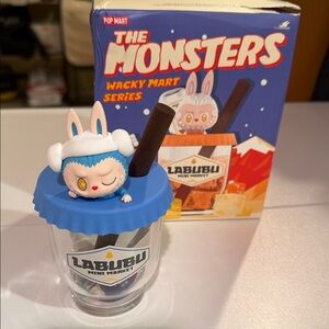 Pop Mart The Monsters Wacky Mart Series Labubu fragrance diffuser Blue Authentic